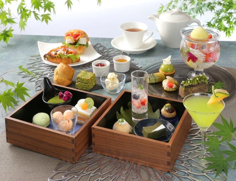 １日６名限定！翠緑のしつらえで味わう『抹茶とメロンの初夏アフタヌーンティー』が期間限定で登場（成田東武ホテルエアポート）