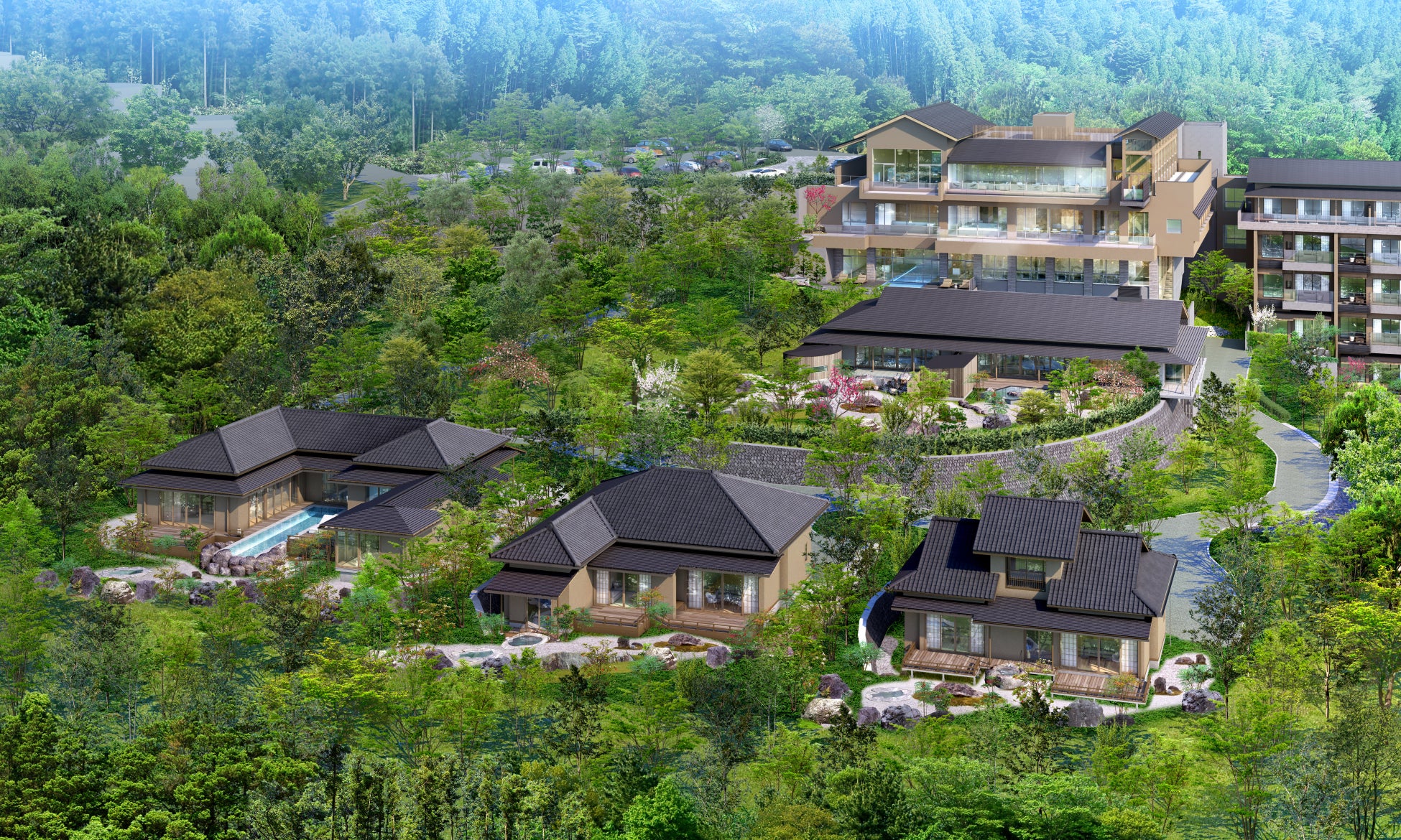 GORA KADAN FUJI 自然と溶け合う建築とデザイン