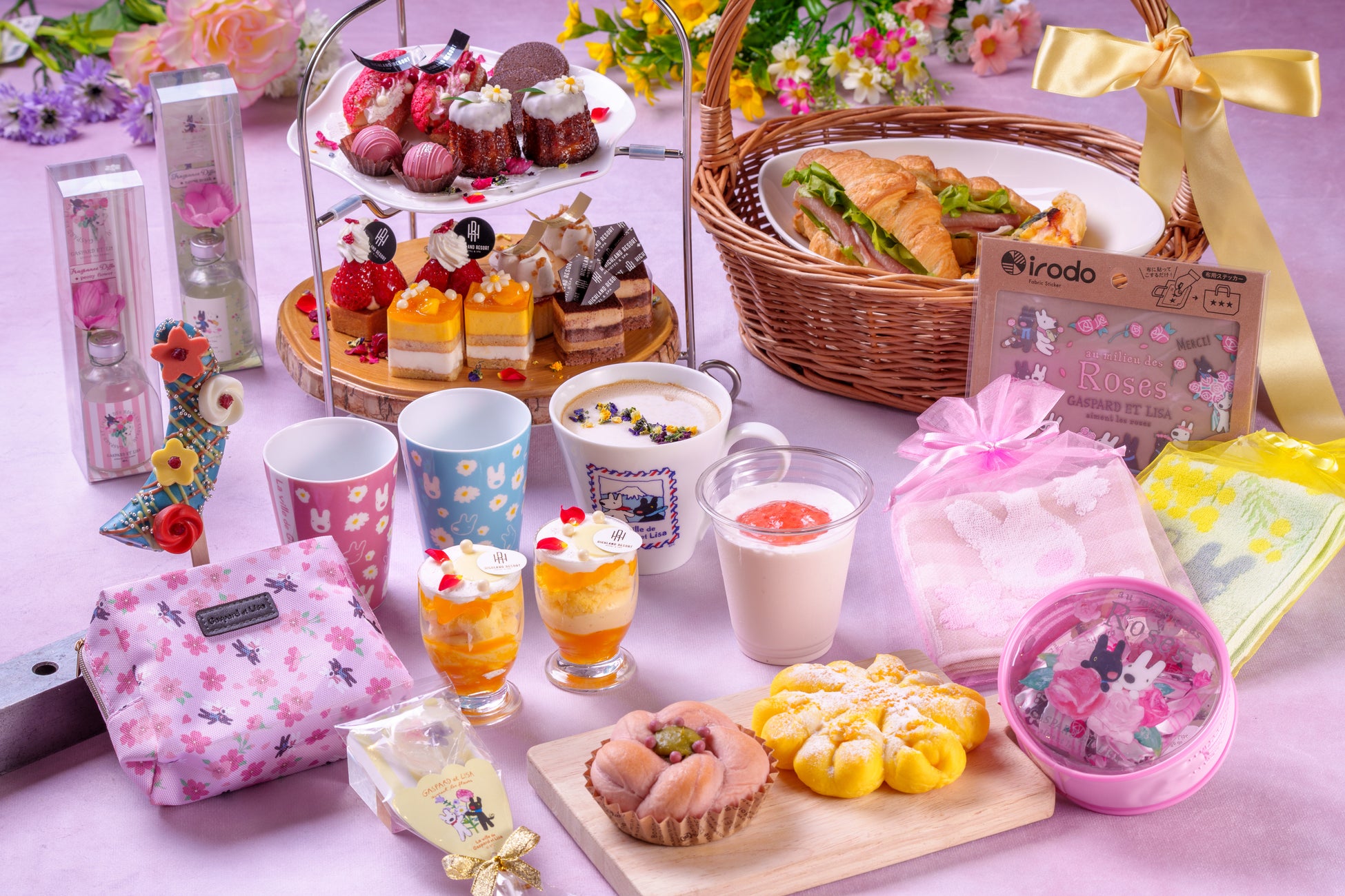 富士急ハイランド「リサとガスパール タウン」春のフラワーイベント「FLOWER FESTA」開催2025年5月24日(土)～6月29日(日)