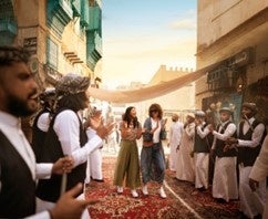 日本とサウジアラビアの外交関係樹立70周年記念　　　　　　　　　 六本木ヒルズで開催のサウジビレッジでサウジアラビアの文化を体験