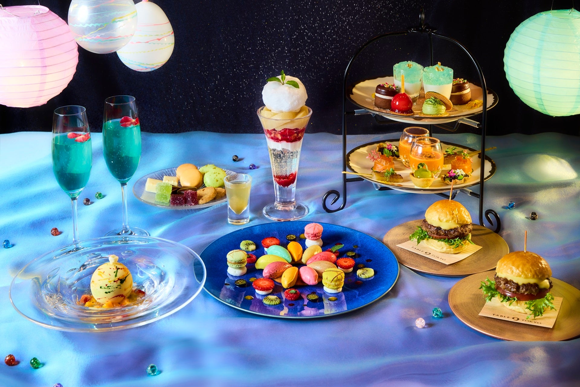 【品川プリンスホテル】地上130mで味わう 大人のアフタヌーンティースイーツコース『天空の夏まつり』～ Summer Sweets Nostalgia ～を販売