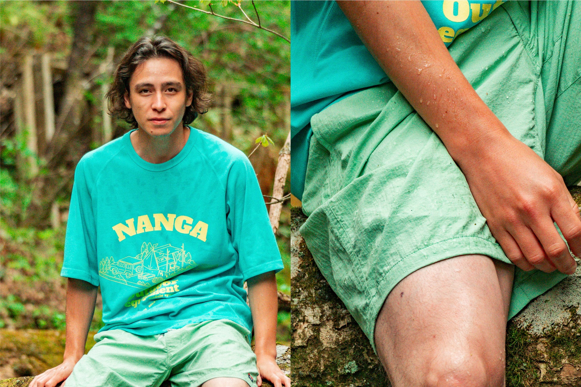 NANGA（ナンガ）夏の定番「NYLON TUSSER EASY SHORTS」に爽やかな新色が登場！