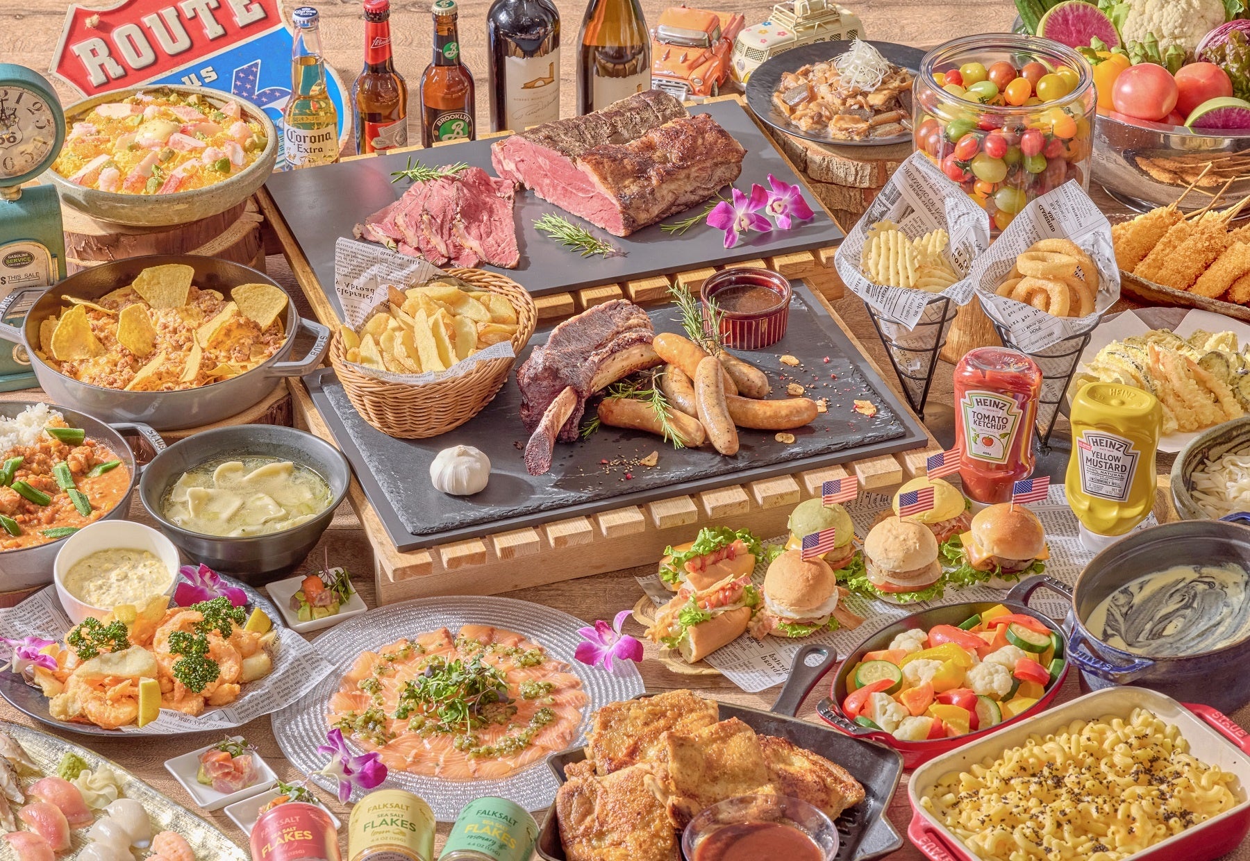 ハワイの空気に包まれて、リゾート気分で味わう極上のひととき「ハワイアンブッフェ」開催!トロピカル料理を楽しむ特別な夏のディナー