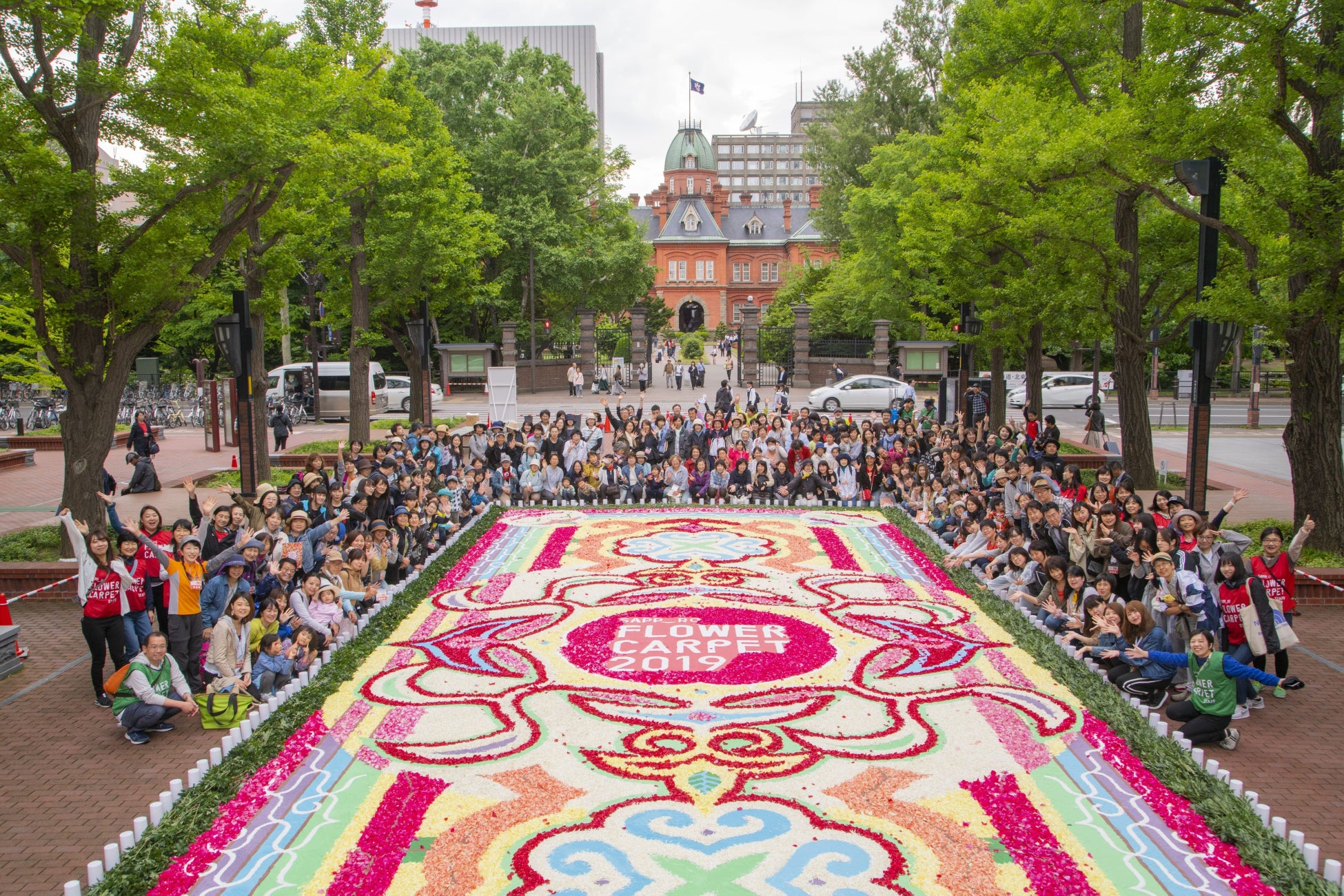 サッポロフラワーカーペット2025、札幌市北３条広場ほか市内全5会場で6/27(金)〜29(日)開催！
