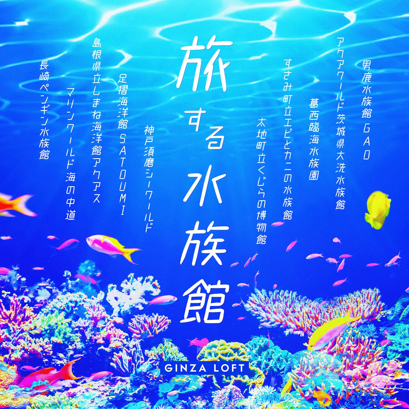 【ロフト】銀座ロフトの人気企画、今年も開催！「旅する水族館　2025」