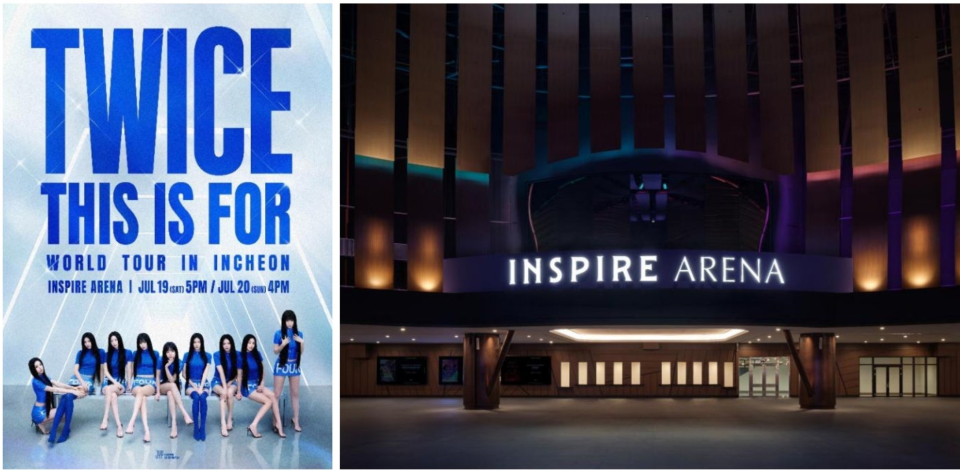 韓国唯一のアリーナ「インスパイア・アリーナ」、TWICE＜THIS IS FOR＞WORLD TOURの初公演の開催地に決定
