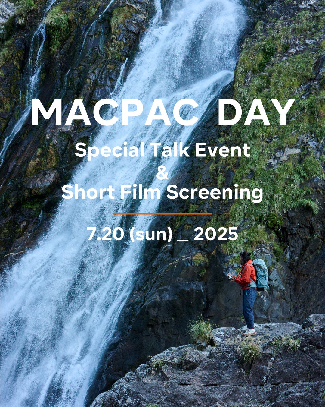 【macpac】macpac day ―「Manakauデビュー記念！ スペシャルトークイベント & ショートフィルム上映」