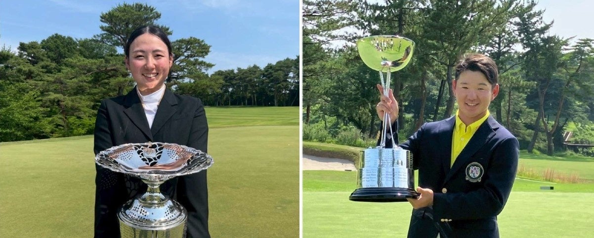 ブリヂストンゴルフのギアで「日本アマチュアゴルフ選手権」男女ダブル優勝！