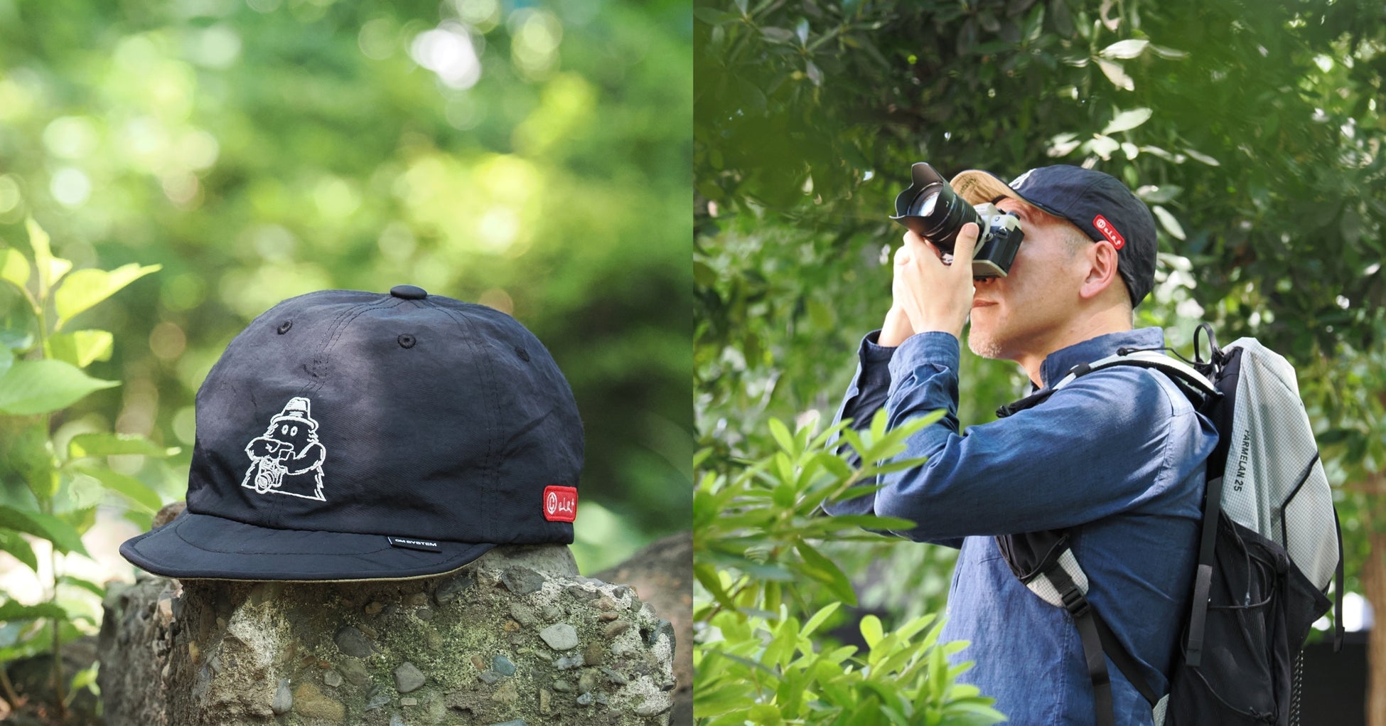「OM SYSTEM × OUTDOOR MONSTER × Clef オリジナルキャップ」を発売