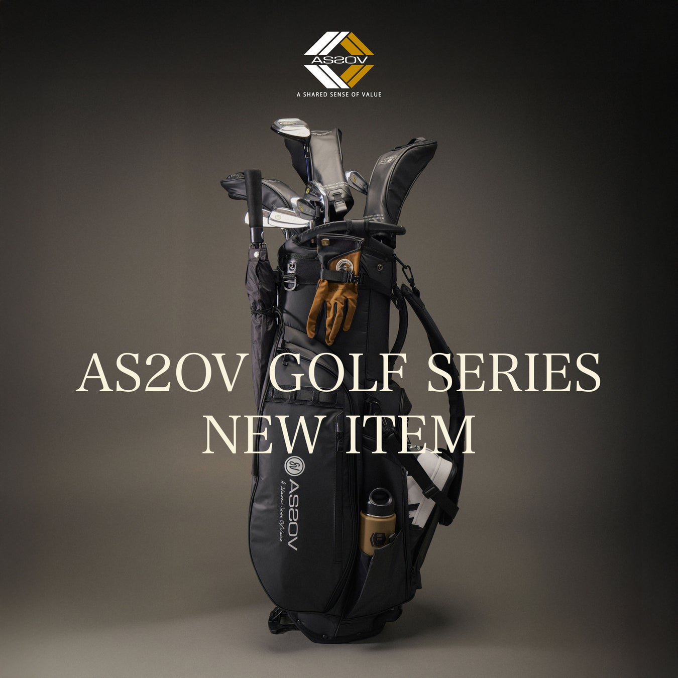 AS2OVが手がけるゴルフシリーズ「AS2OV GOLF」から、防水ファブリックを使った新作ゴルフバッグが発売。7/10(木)より予約開始！