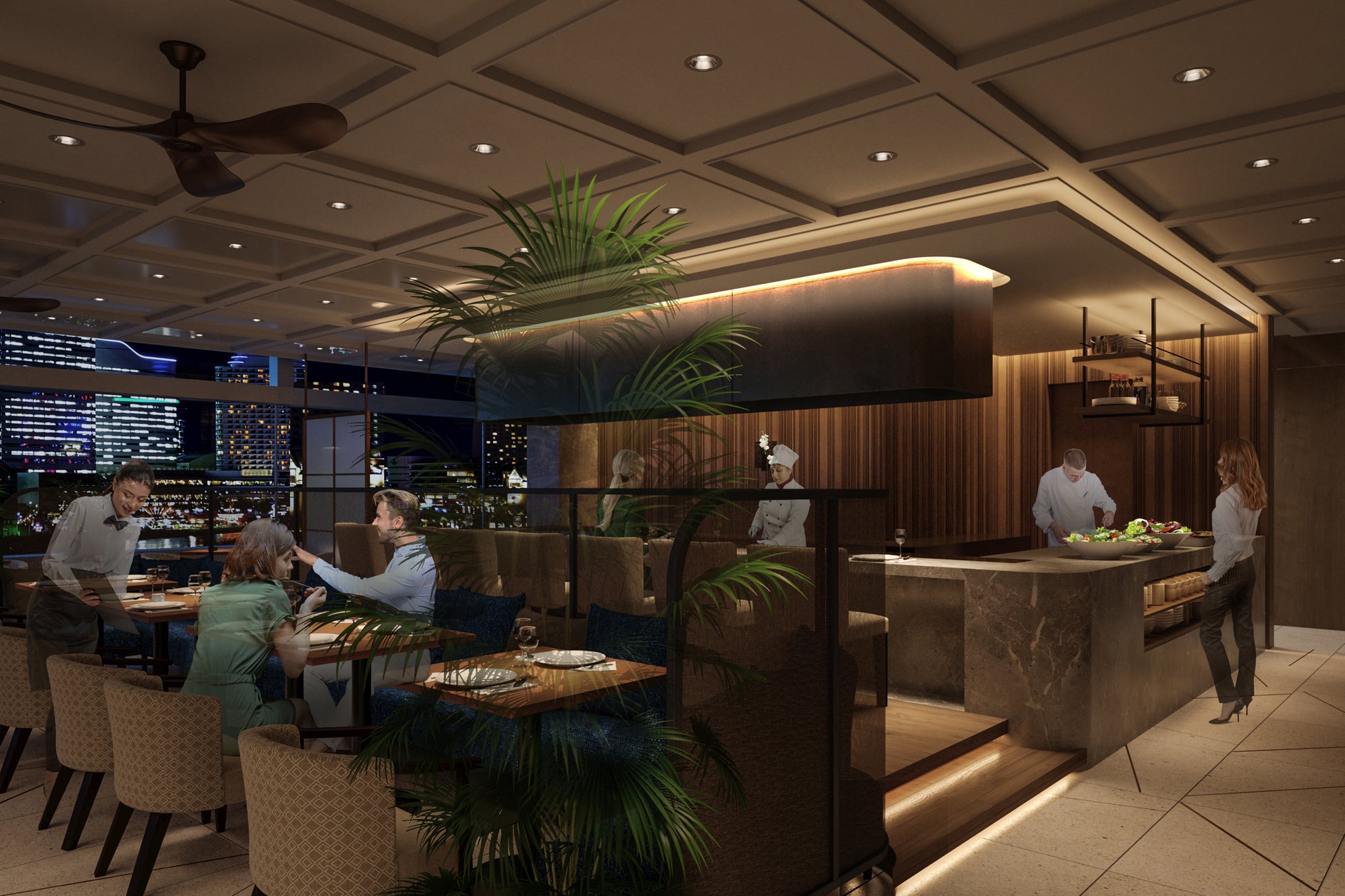 2025年10月23日（木）横浜ランドマークタワー5Fにオープン！／ダイニングレストラン「ベイグリル」By Yokohama Royal Park Hotel