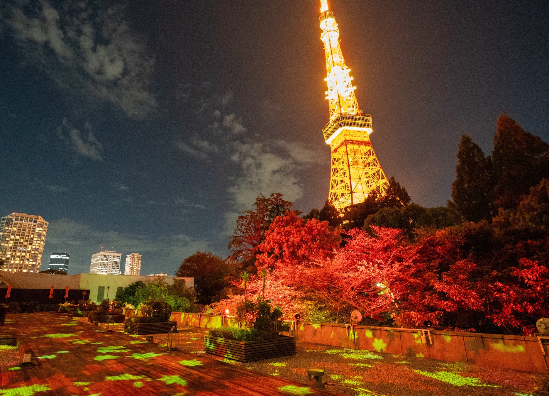 一面に広がる紅葉REDな世界と芸術の秋を料理で嗜む「TOKYO RED TERRACE」東京プリンスホテル