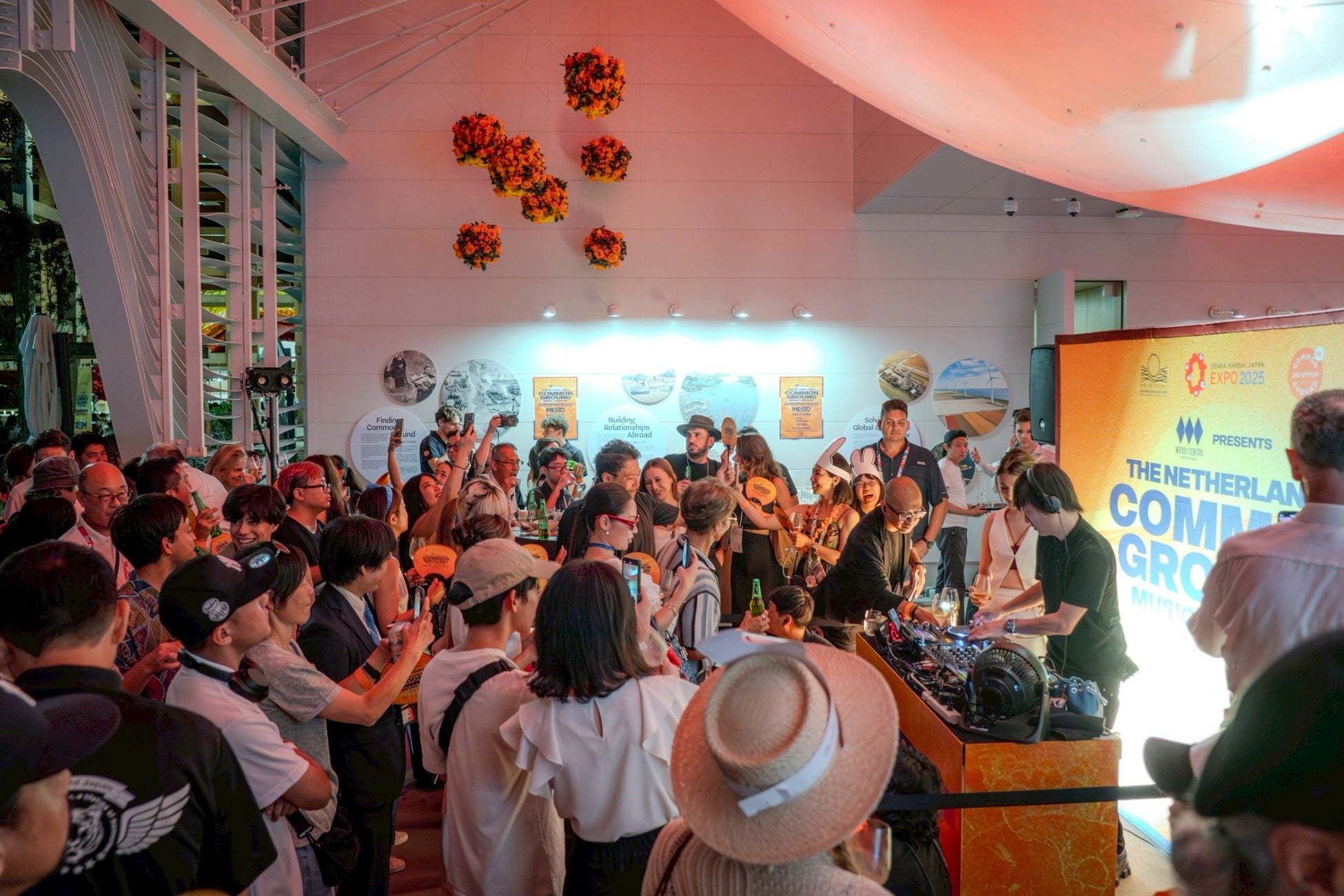 【大阪・関西万博】オランダパビリオンにてMUSIC CIRCUS Presents COMMON GROUND MUSIC FESTIVALプレイベントを7月10日（木）に開催しました。