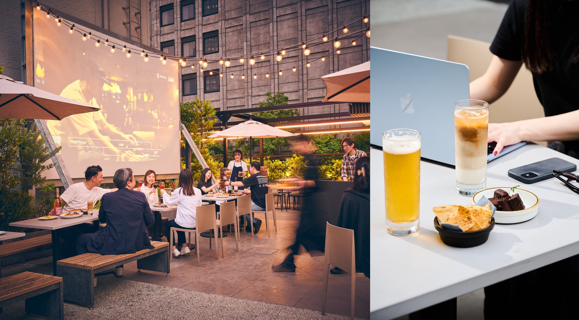 東京ドームそばの駅チカホテル！レストラン「KANPAI TERRACE」のテラスが一新！日中は”ワーキングテラス”、夕方以降は”ビアガーデン”へ！