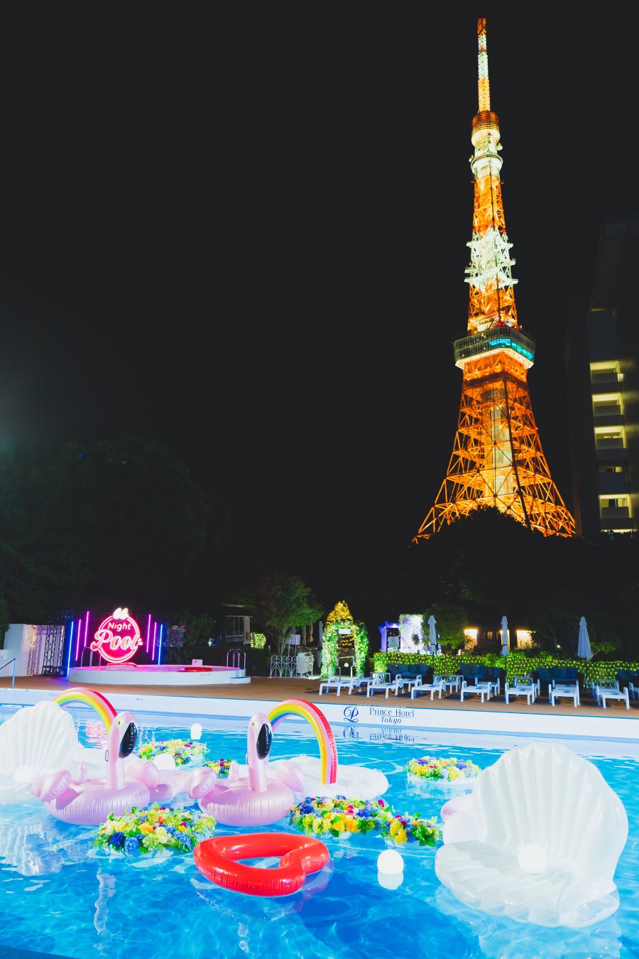 CanCamナイトプール2025、本日オープン!! テーマは「Night Flower Garden」～熱帯夜に極上の癒やしをお届けします♡