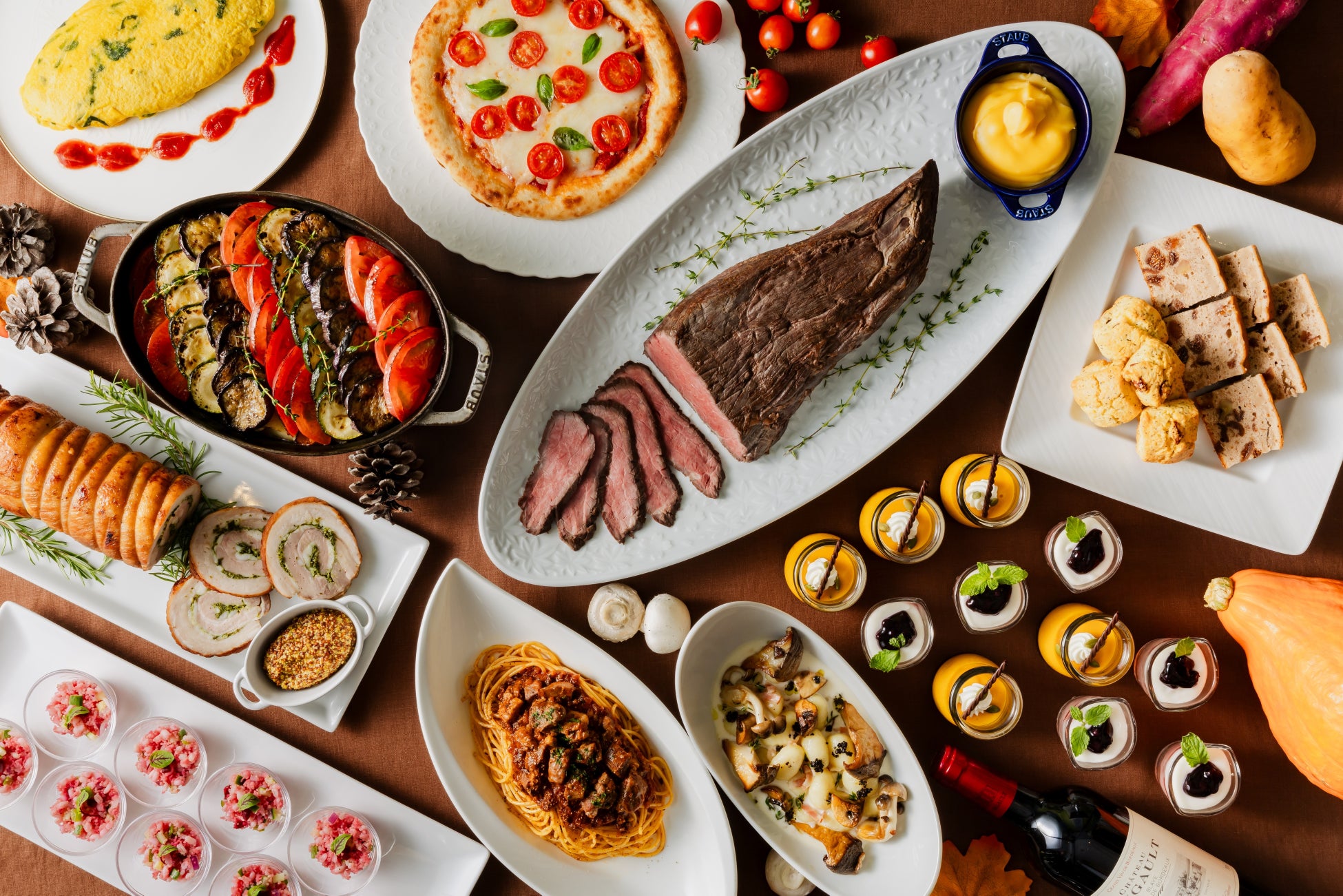 神戸ビーフや鮑とともに鉄板焼ならではの技で、松茸を堪能地上200mからの絶景と共に味わう、鉄板 天祐で季節の贅沢体験「秋の松茸コース」