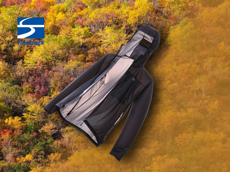 新開発の防水透湿生地で、極薄コンパクトなミッドシェルが誕生！｜finetrack（ファイントラック）