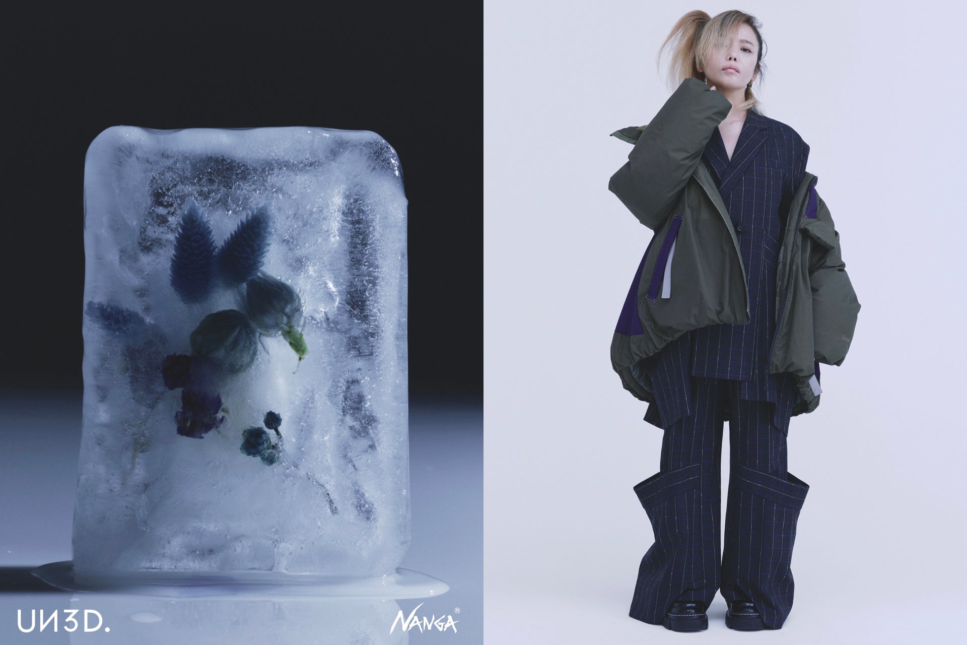 Charaが纏う、静寂と温もり。UN3D. (アンスリード)× NANGA(ナンガ)の最新ビジュアル公開。