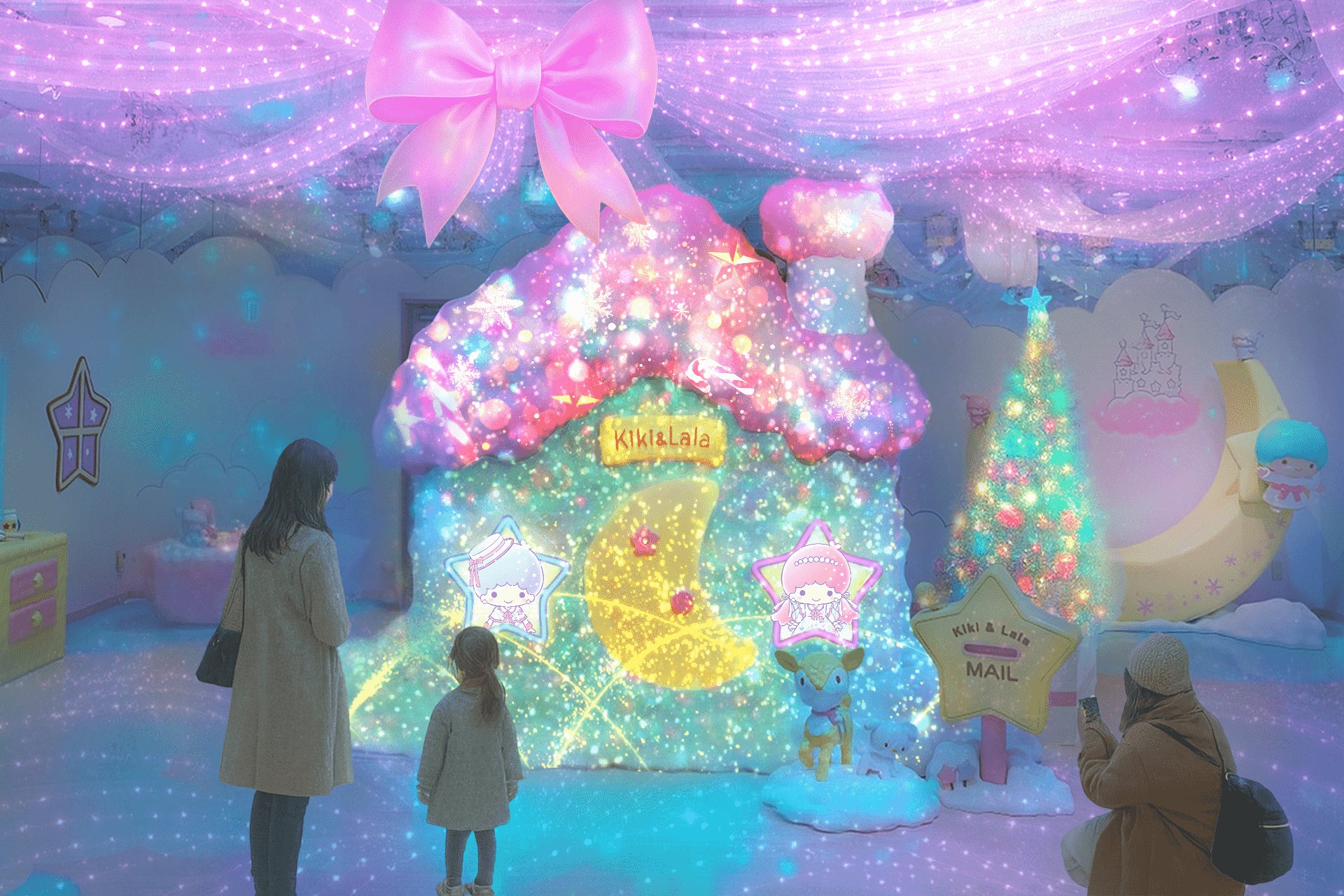 ネイキッド×サンリオピューロランド、キキ＆ララ50周年記念のクリスマス特別演出