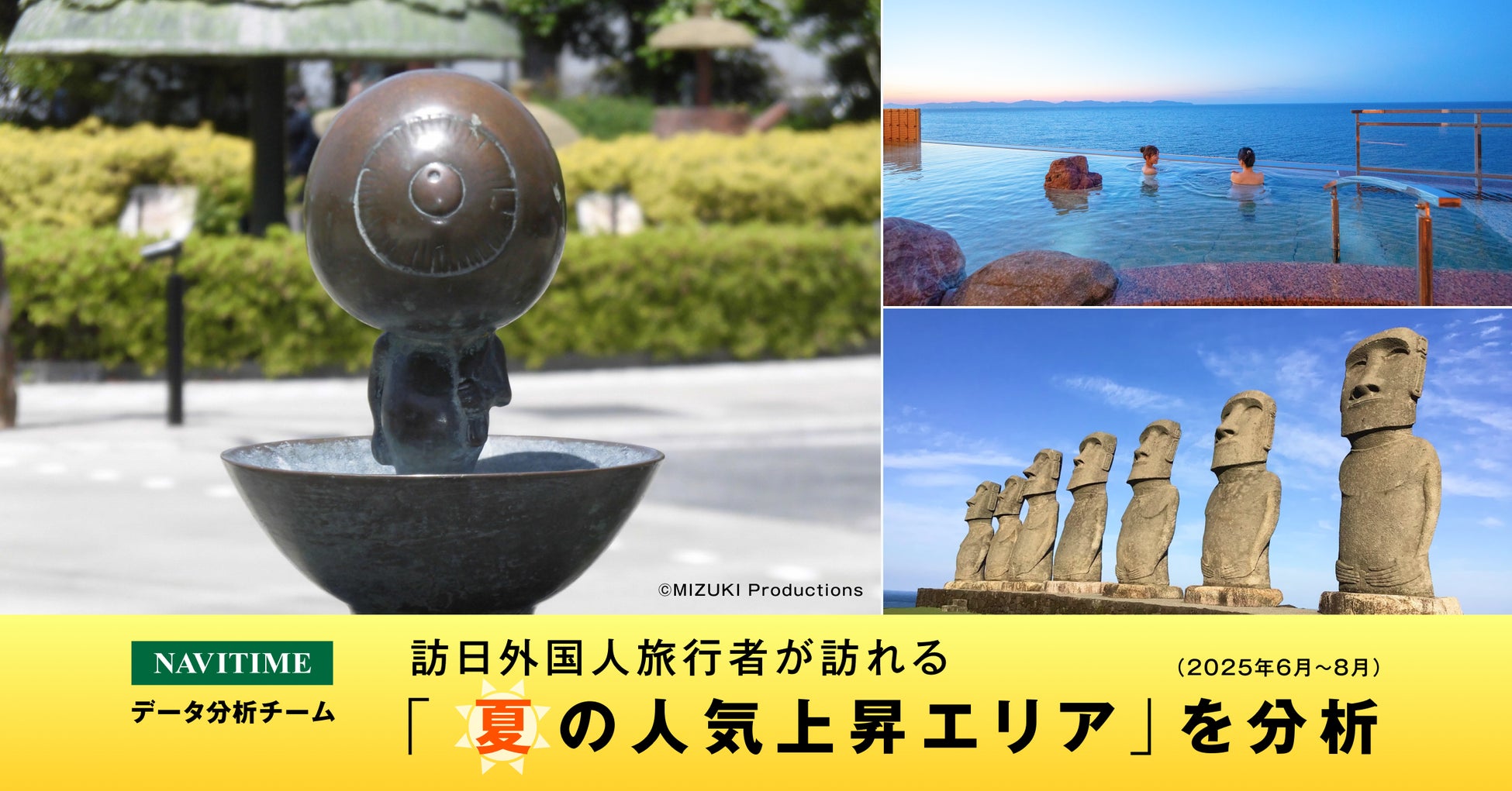 訪日外国人旅行者が訪れる夏の人気上昇エリアを分析 2025