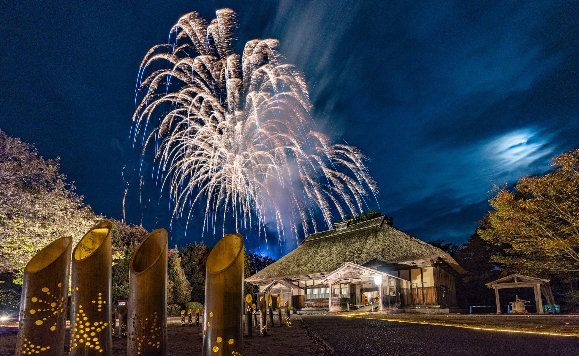 【リゾナーレ那須】稲穂をテーマにした黄金色のイルミネーションが輝く「稲穂クリスマス」今年も開催