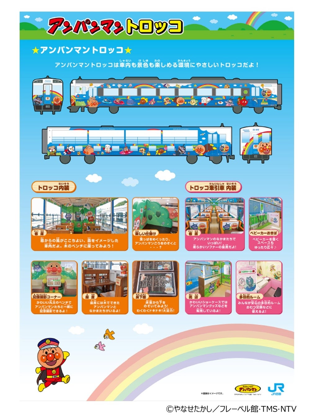 鉄道博物館「アンパンマン列車25周年記念パネル展」開催について