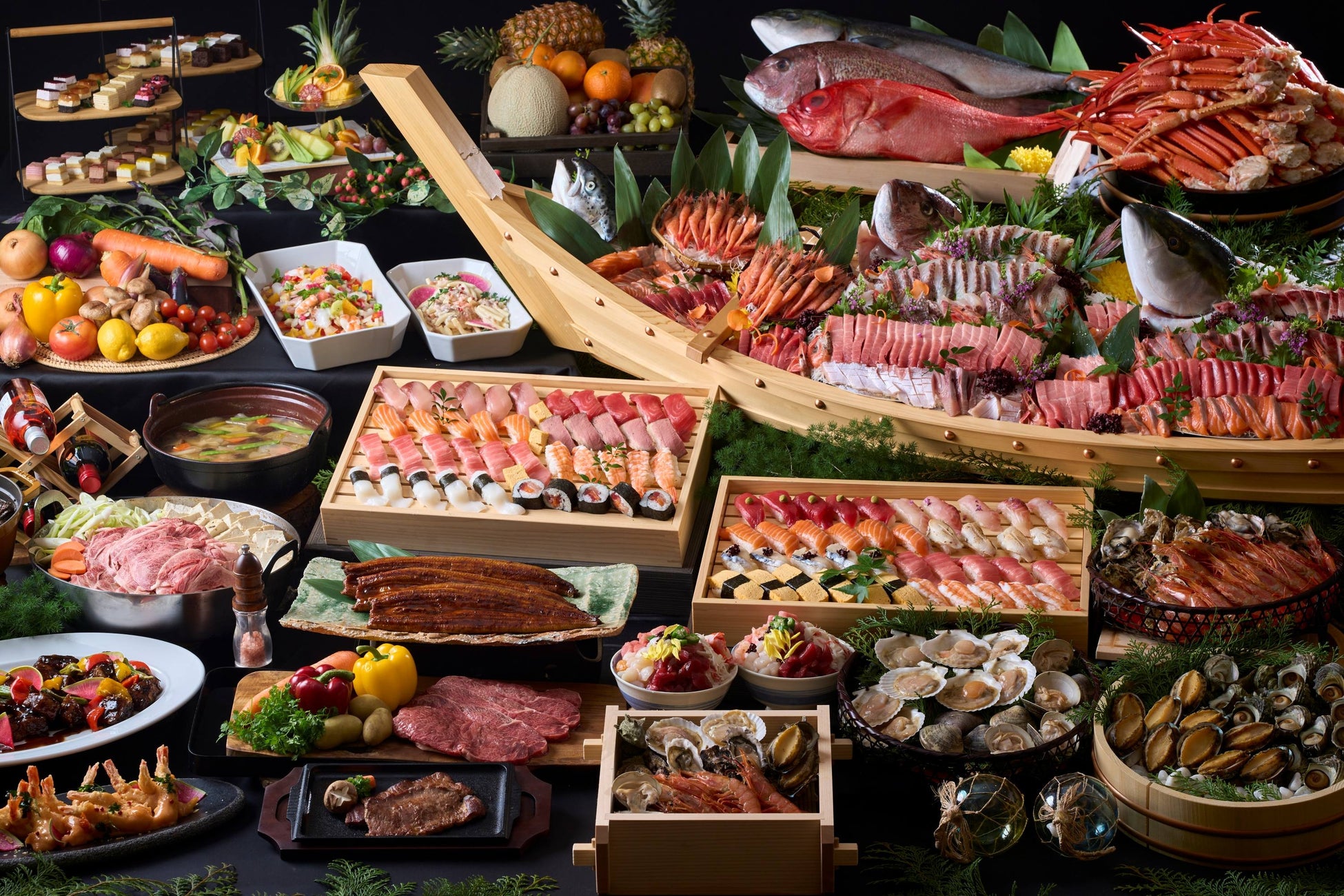 カニ!ふぐ!ぶり!豪華食材を食べつくす!大江戸三つ星バイキング冬メニューが12月1日(月)よりスタート