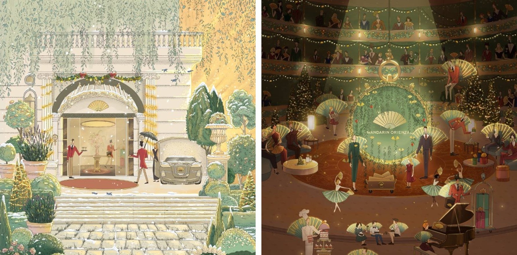 グループ内全ホテルで、年末年始にかけてのフェスティブシーズンを華麗に演出する「フェスティブ・ワンダーズ」を展開