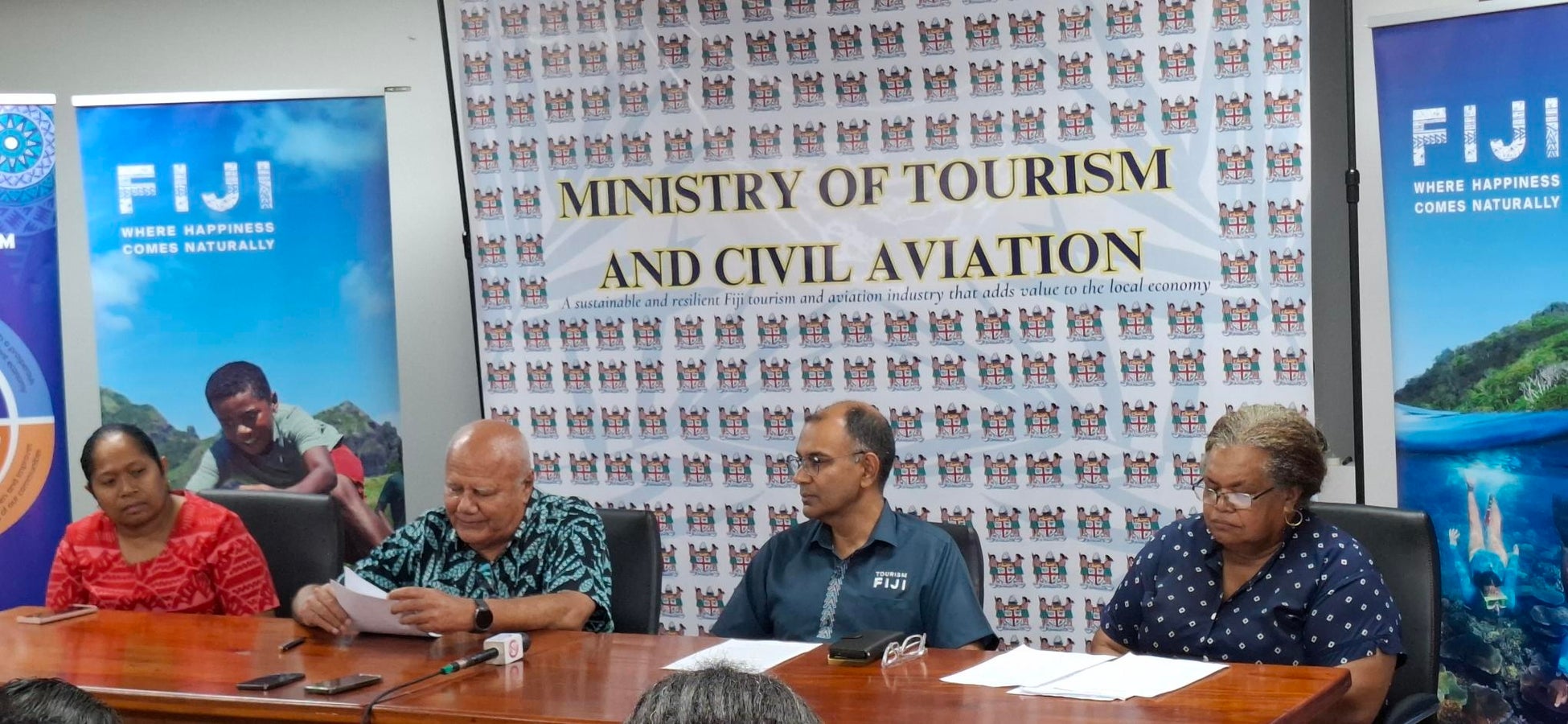 フィジー政府観光局、新経営陣の方針を共同記者会見で発表