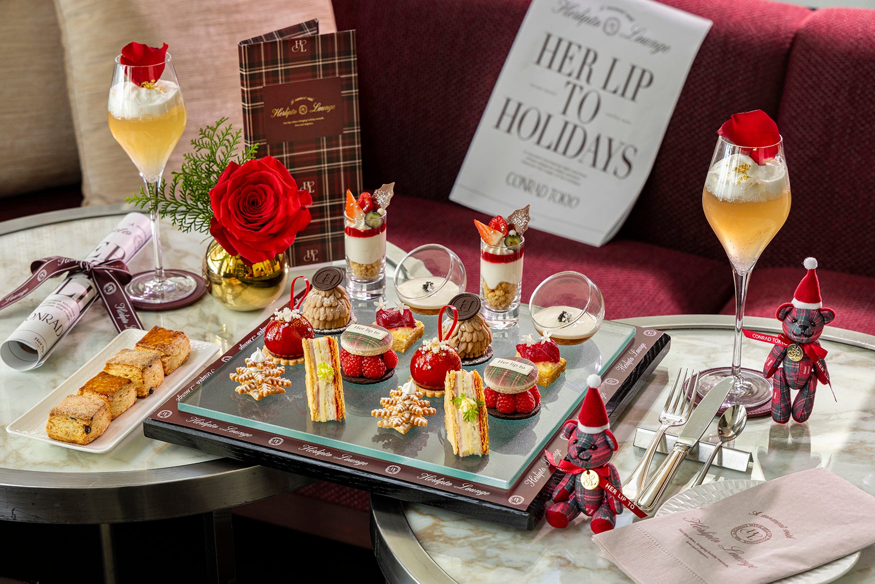 コンラッド東京、12月1日（月）より「Her lip to Lounge 2025」を開催