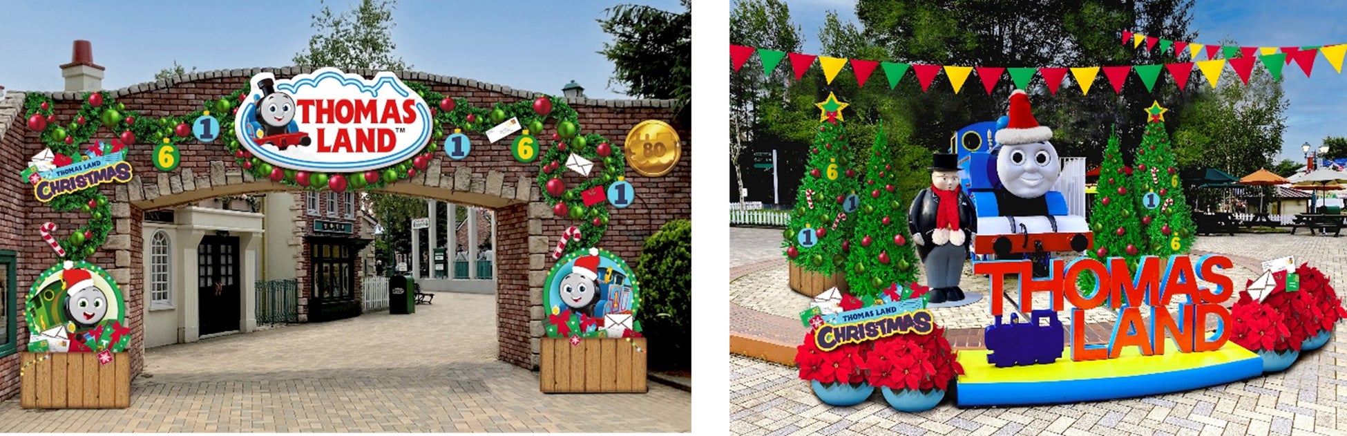 映画「きかんしゃトーマス サンタをさがせ！パーシーのクリスマス急行」公開記念トーマスランド クリスマス2025