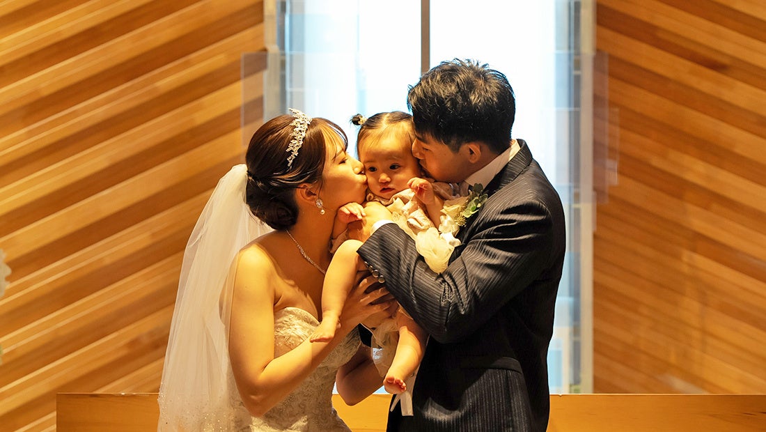 “結婚×誕生×ベビーケア”を融合した新しいファミリーウエディング「Ｗハッピー・パパママ婚」を展開します。【ロイヤルパインズホテル浦和×産前産後ケア専門ブランド「ぶどうの木浦和」】