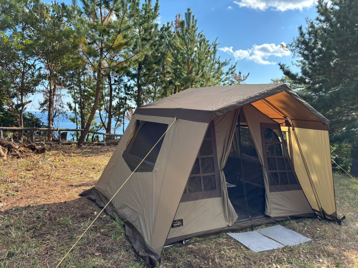 【アウトドアブランド「ogawa」コラボ企画】神割崎キャンプ場テント展示イベント開催