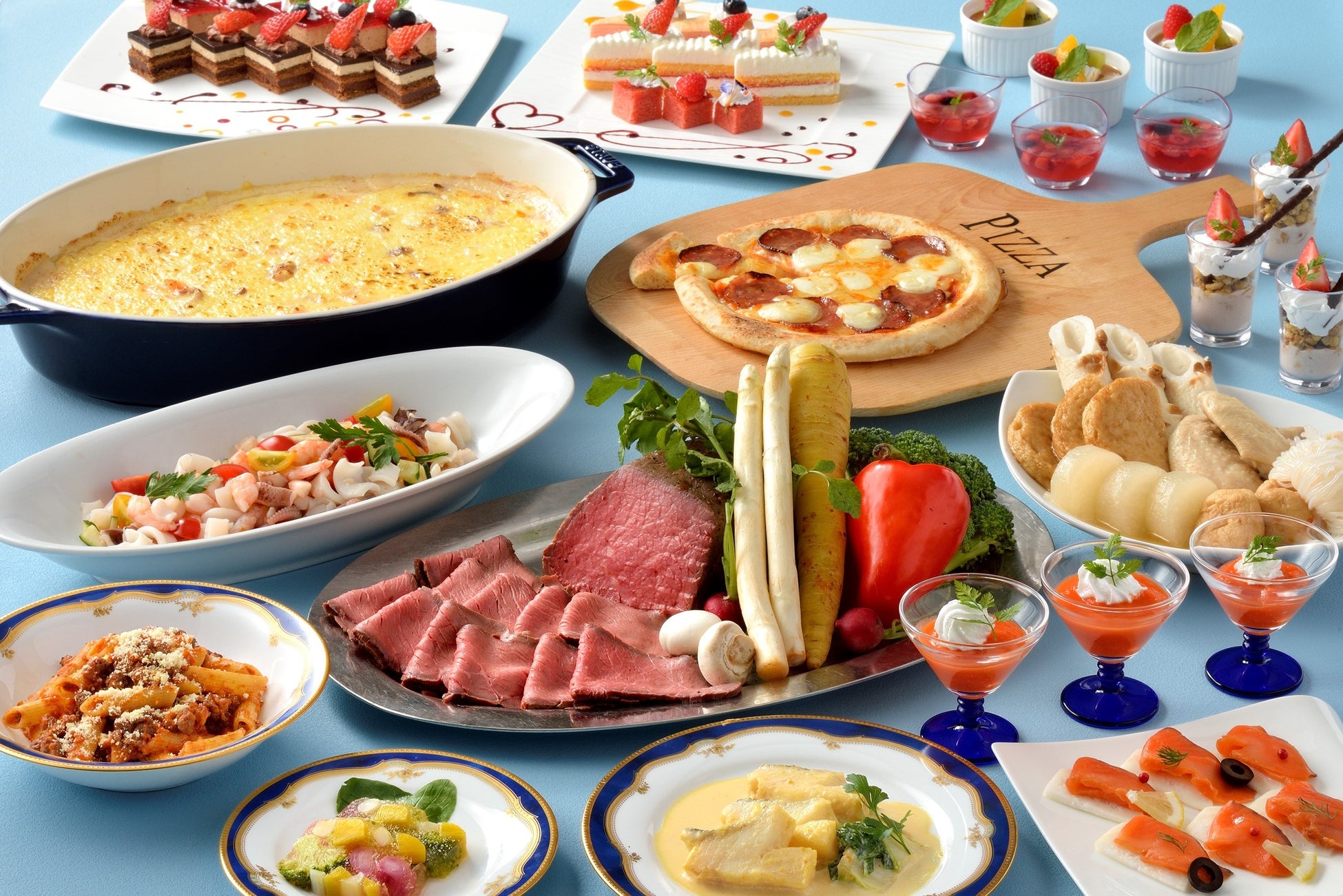 【横浜桜木町ワシントンホテルDINING＆BAR「BAYSIDE」】横浜の絶景と旬を味わう「ランチビュッフェ～冬の味覚～」開催