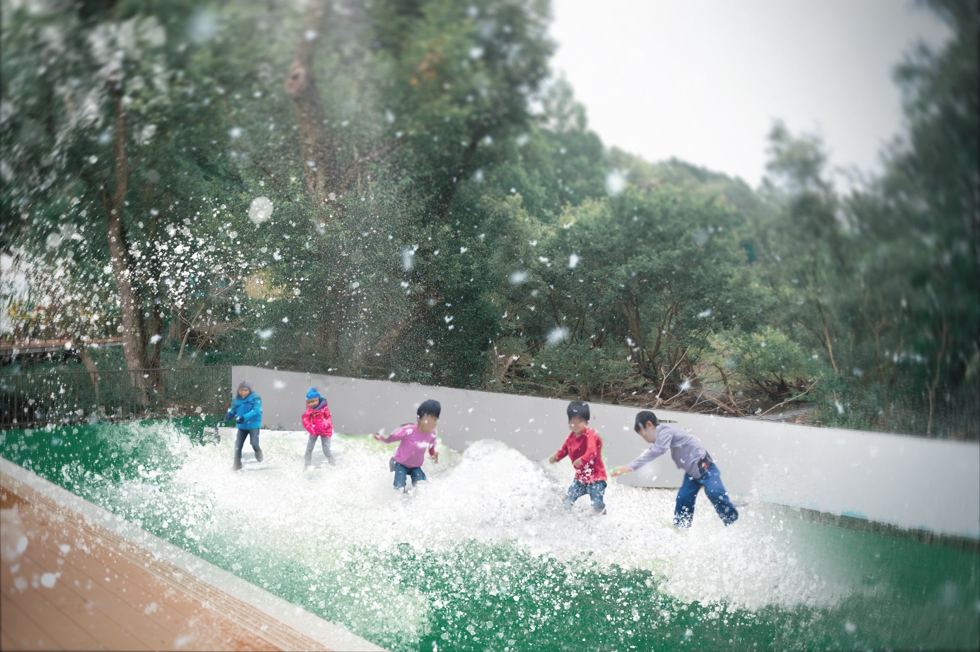 11月29日（土）より『ムーミン谷でゆきあそび』を開催！入り江のテラスがゆきあそびエリアに！