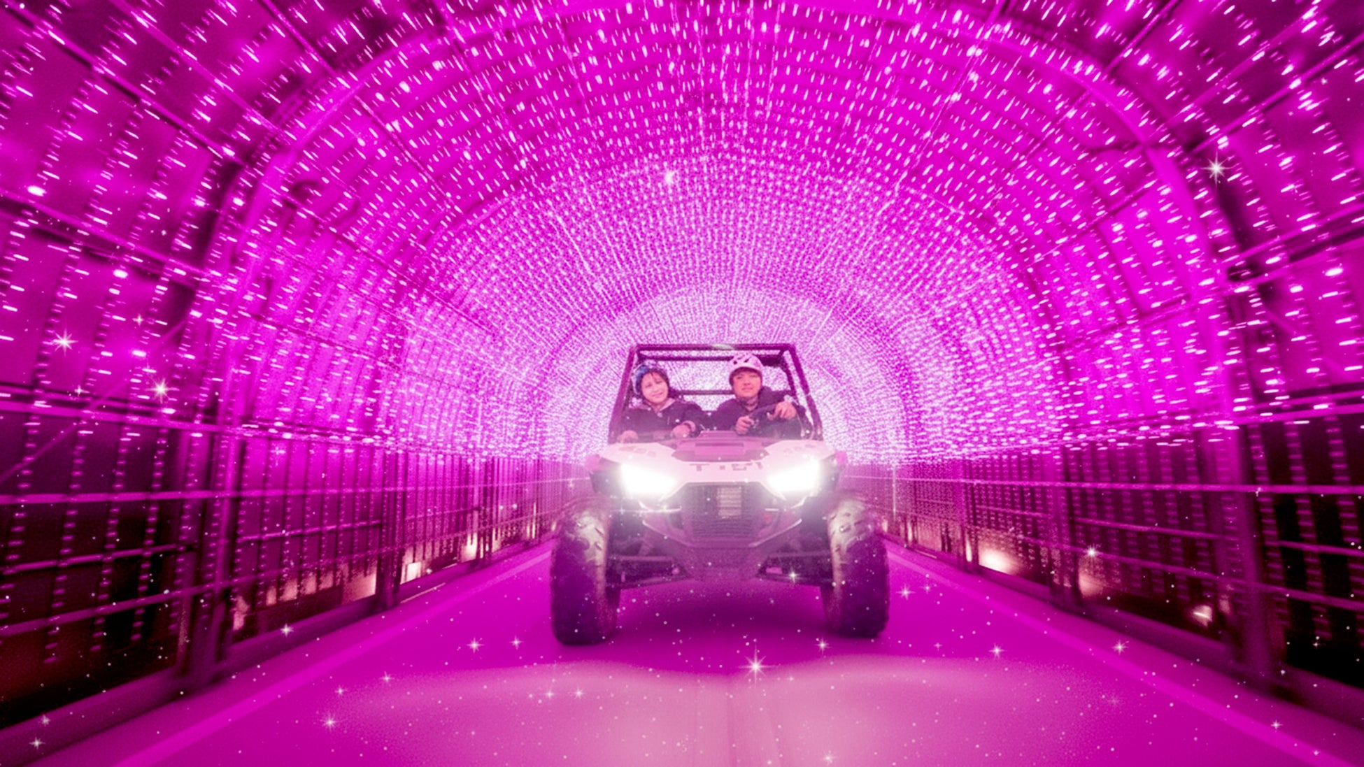 大自然×光の幻想「クリスタル・ウィンター・バギー」を開催