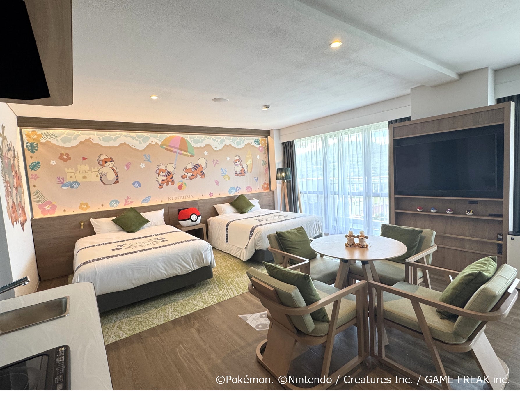 ホテル業界最大級72種類目のコンセプトルーム　ウォーターマークホテル沖縄 久米アイランド　おきなわ応援ポケモン「ガーディコラボルーム」発売