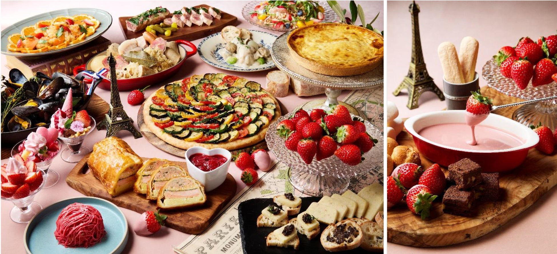＜オリエンタルホテルズ＆リゾーツ施設横断メニューフェア＞旬のいちごと美食のフランスを旅する「ストロベリーフェア~フランスグルメ紀行～」開催
