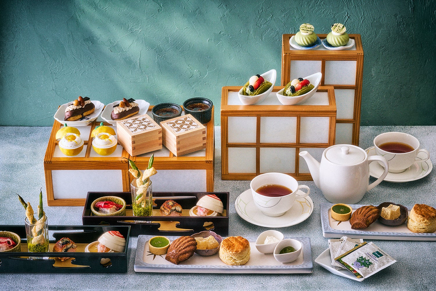 【ホテルオークラ東京ベイ】和紅茶や抹茶、ほうじ茶など和モダンがテーマのアフタヌーンティーを2026年1月に提供