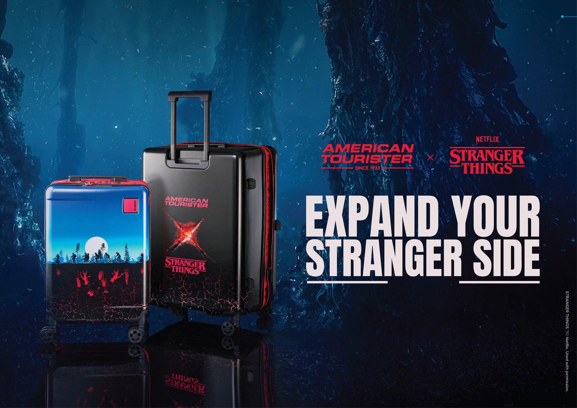 RUN UP THAT HILL!アメリカンツーリスターから、 『ストレンジャー・シングス』の裏側の世界へとつながるコレクションが登場。