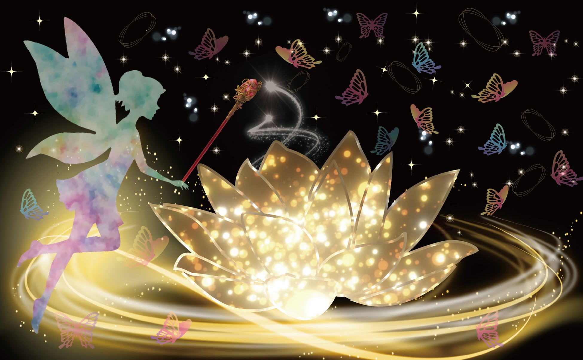 あしかがフラワーパークで初の「ドローンショー」開催決定‼ 園のシンボル「奇蹟の大藤」を夜空に再現！