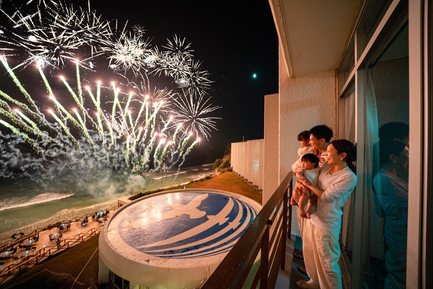 【下田プリンスホテル】2025-2026新春イベント開催　カウントダウン バルーンリリース＆打上げ花火で新年を迎え、潮騒とともに初日の出と白濱神社へ初詣！