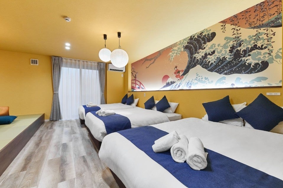 日本文化をテーマにした無人ホテルが、海遊館など人気の観光施設が集まり、USJにも好アクセスの大阪港エリアに誕生。COMPASS STAYが「the hotel OSAKA bay」の民泊運営を開始。