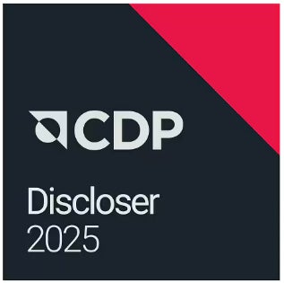 CDP2025の「気候変動」調査にて、２年連続で「Bスコア」に認定。