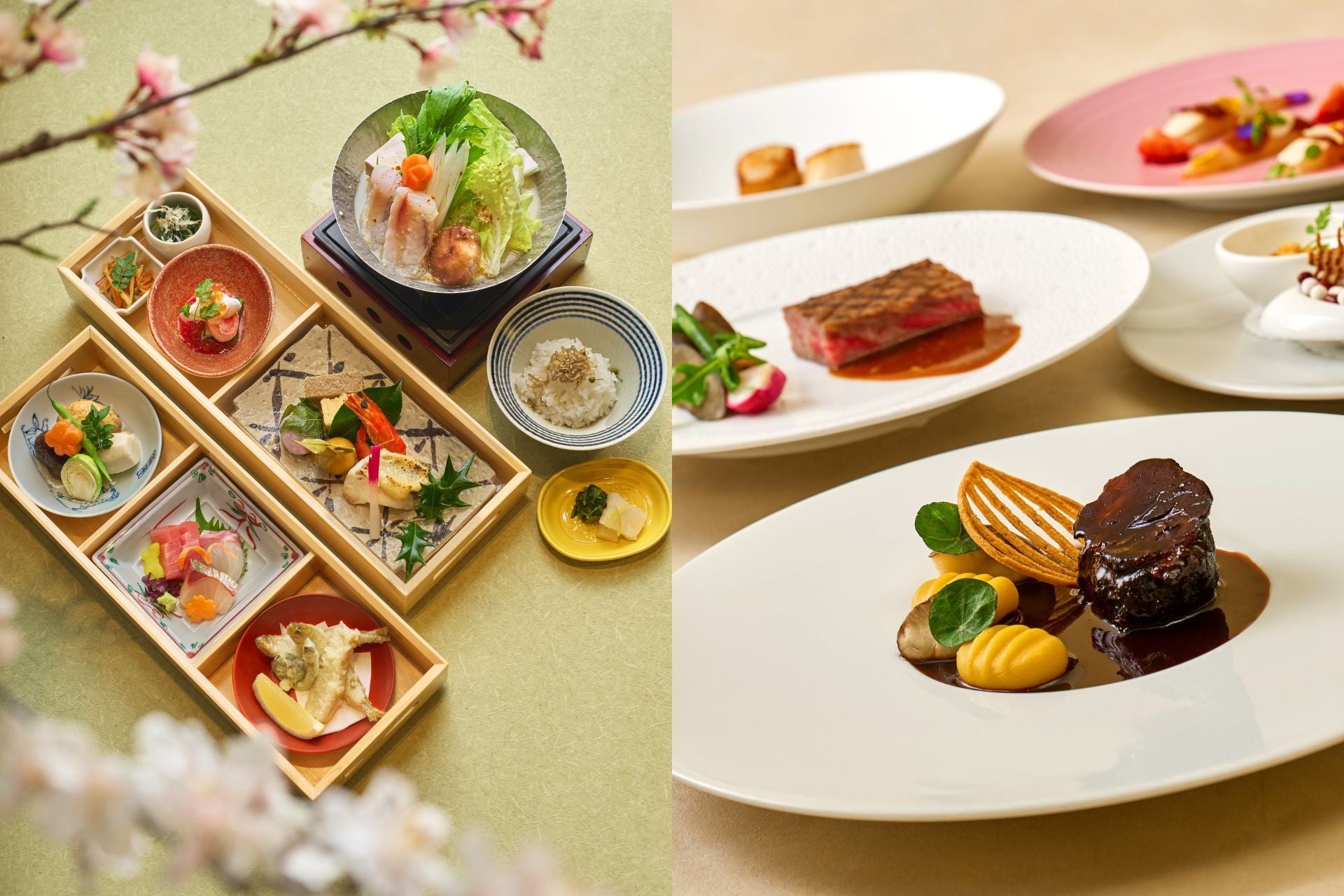 【ホテルグランヴィア大阪】冬から春が旬の食材をフレンチや日本料理、鉄板焼などで華やかに仕上げる「季節の美味をめぐる～初春～」フェア開催　ソムリエ・唎酒師が厳選したペアリングドリンクと共にご用意