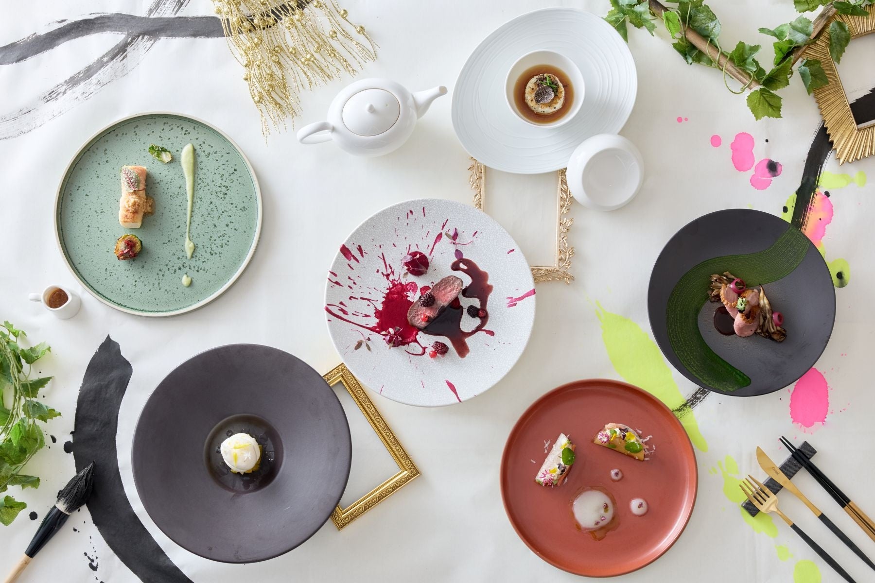 【名古屋】＜開業10周年記念＞日本の旬の食材や地元食材をフランス料理の伝統技法で楽しめる！和とフレンチの融合『フレンチジャポネ』をテーマにした、見た目にも美しいお料理「初春の薫り～彩～」販売