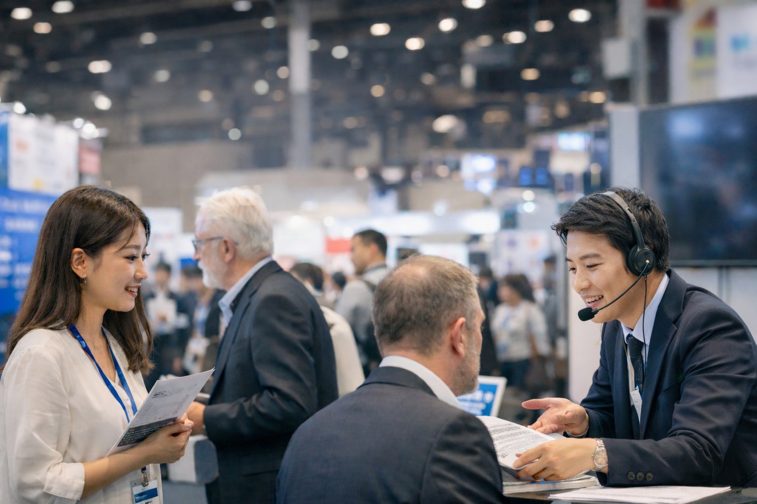 株式会社Reelu、展示会やイベント向けに「時給1800円〜」外国語受付・接客スタッフを呼べるプランを開始