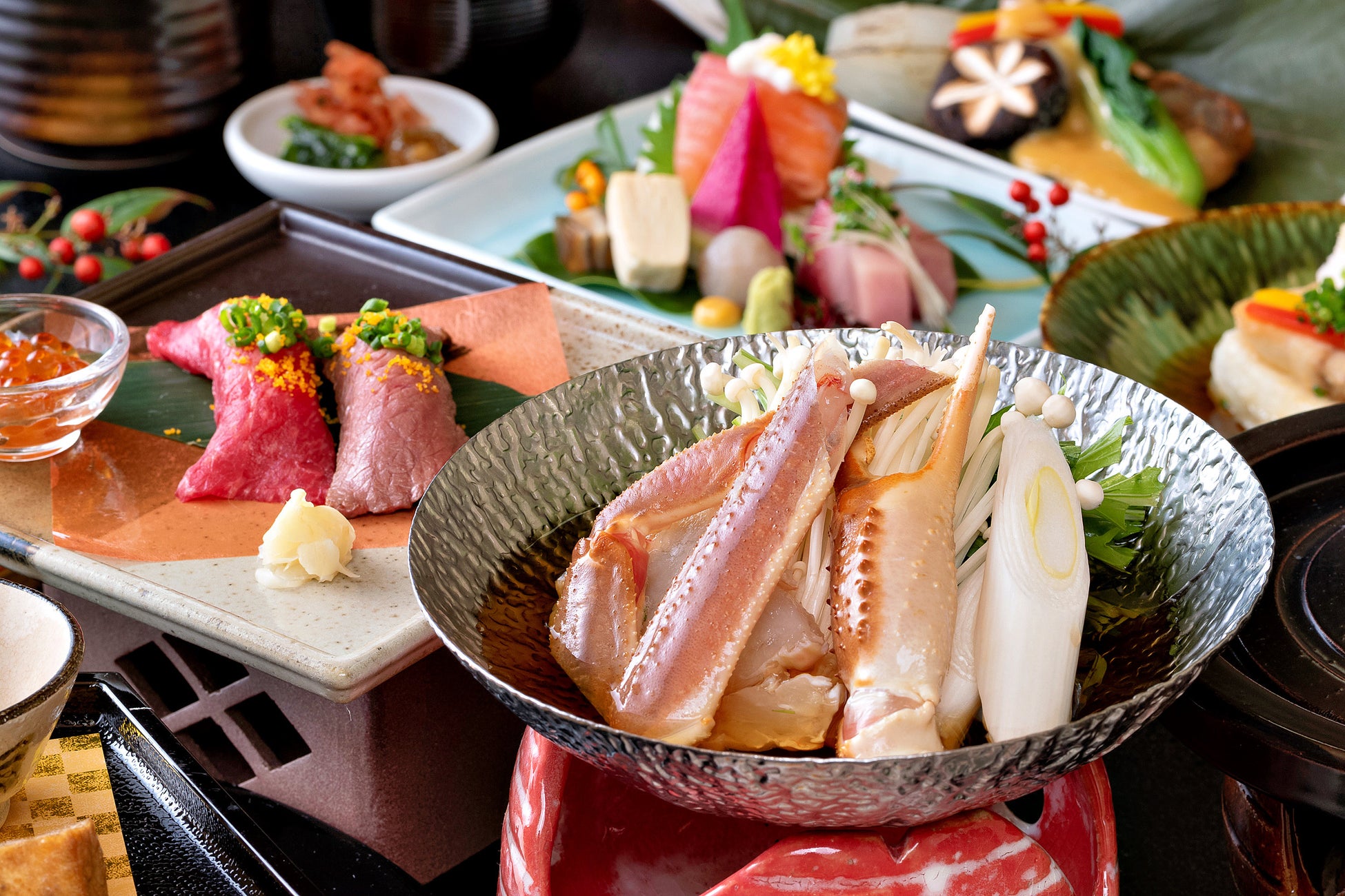 『恵那峡温泉ホテル ゆずり葉』恵那×北海道の美食コラボ企画！A5飛騨牛と“いくら×カニすき鍋”で味わう冬の贅沢旅を2026年1月4日より実施