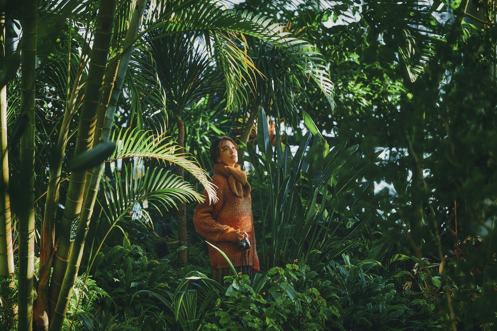 神戸布引ハーブ園で「Winter Garden Fair 2026」を開催。「ほっこり心温まる」をテーマに、温室を中心に、赤やピンクのハートのオブジェやリボン、カラフルな花々が演出するガーデンが登場！