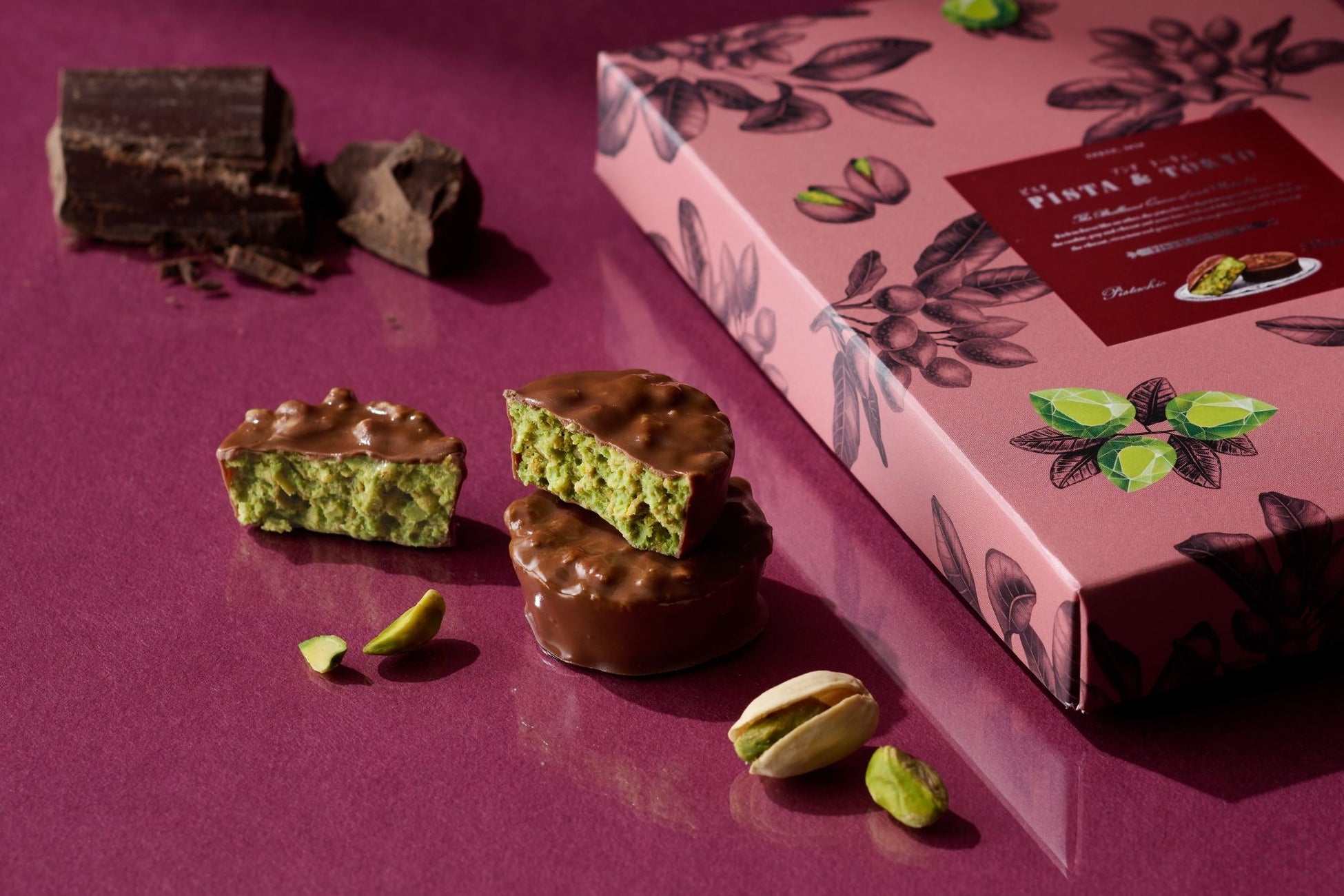 ピスタチオスイーツ専門店「PISTA & TOKYO」2026年バレンタイン 、ピスタチオを包み込む新作ショコラが登場！全国バレンタイン催事出店情報も公開 。